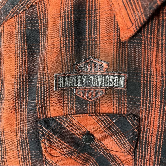 🆕 Harley Davidson Flannel size xs - Picture 2 of 10